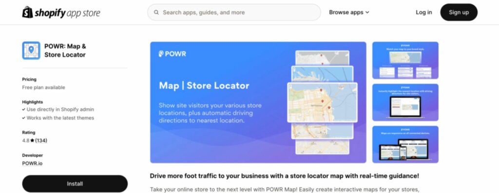 shopify store locator 