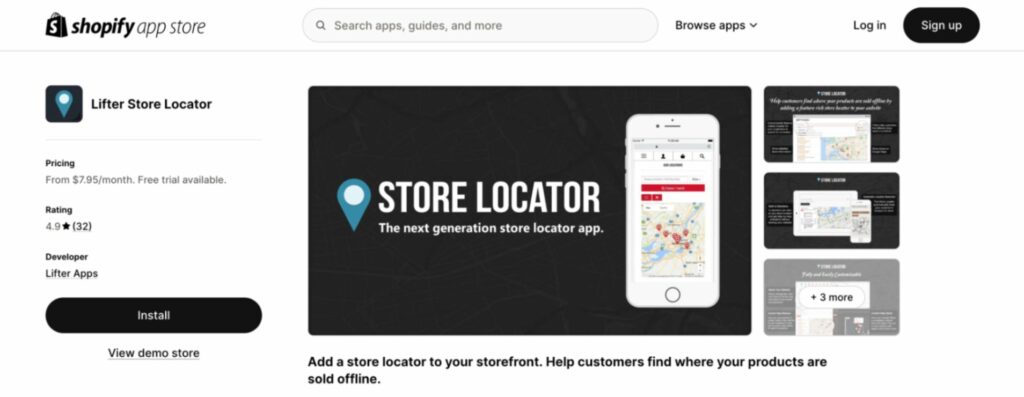 shopify store locator 