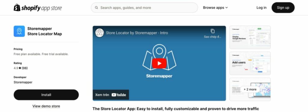 shopify store locator 
