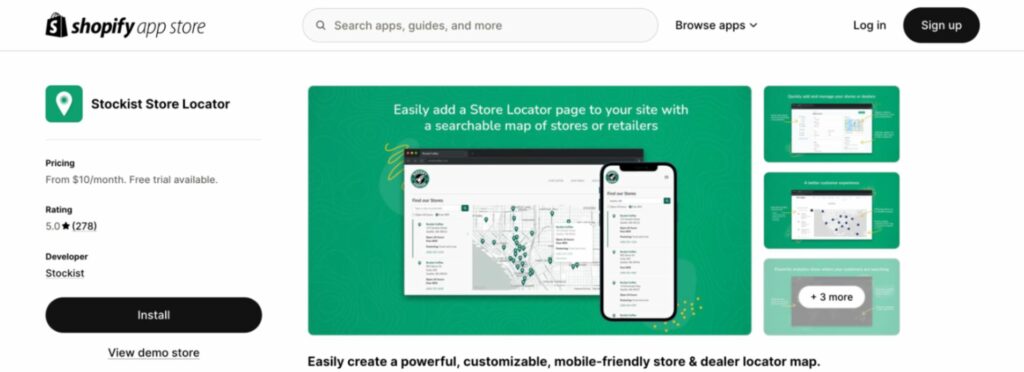 shopify store locator 