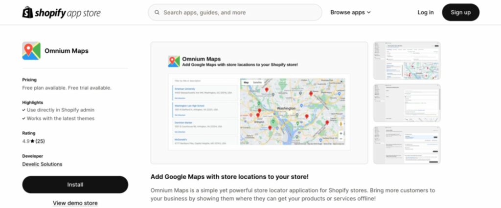 shopify store locator 