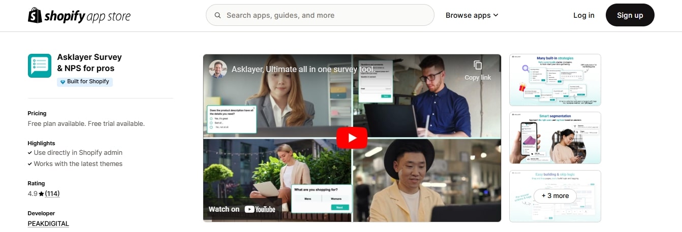 Asklayer Best Survey Apps For Shopify