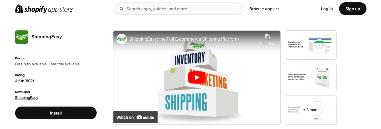 ShippingEasy Best Shipping Apps for Shopify