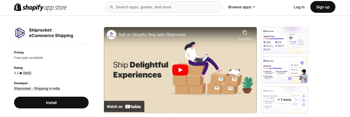Shiprocket Best Shipping Apps for Shopify