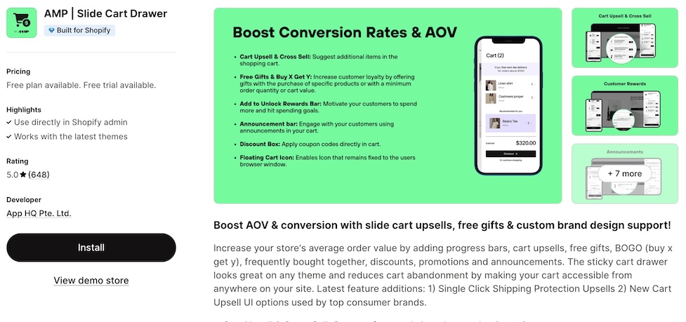 Shopify-apps-to-boost-AOV-AMP