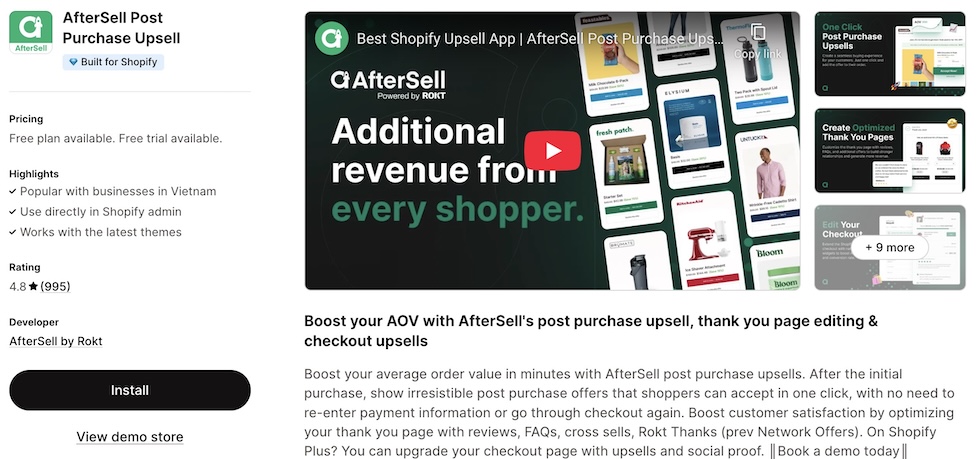 Shopify-apps-to-boost-AOV-AfterSell