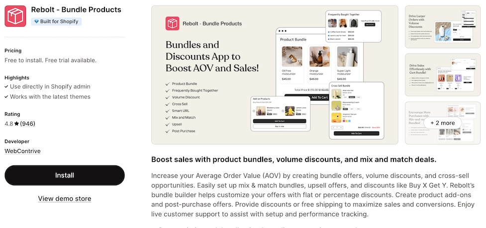 Shopify-apps-to-boost-AOV-Rebolt