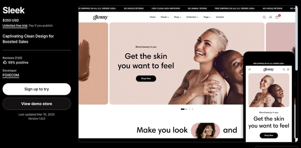 Sleek-Shopify-Theme-on-Shopify-Store