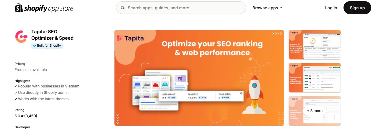 Tapita Shopify Store Management Apps