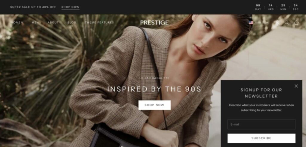 best shopify theme for large inventory