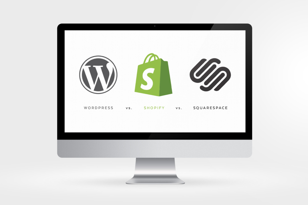shopify vs squarespace vs wordpress