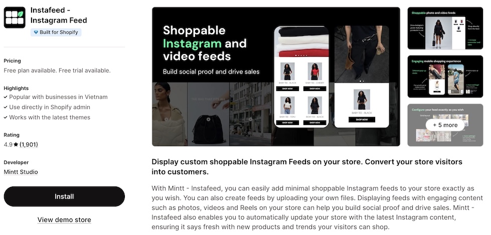  Best-Shopify-Apps-for-Clothing-Store-Instafeed