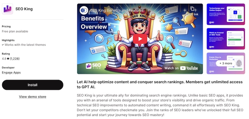 Best-Shopify-Apps-for-Clothing-Store-SEO-King