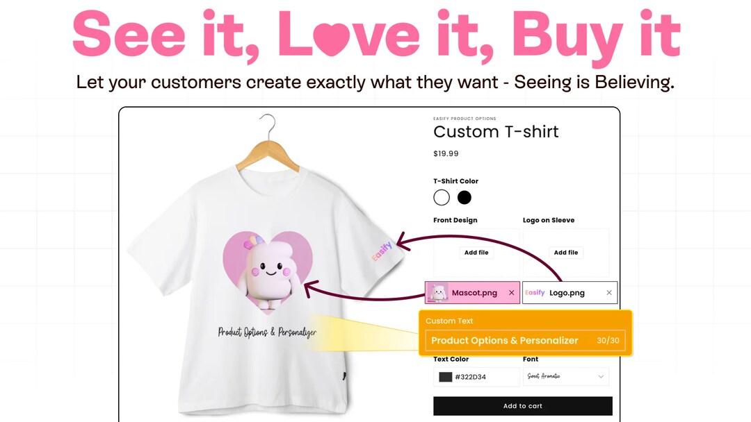 how to add custom text field on shopify product page