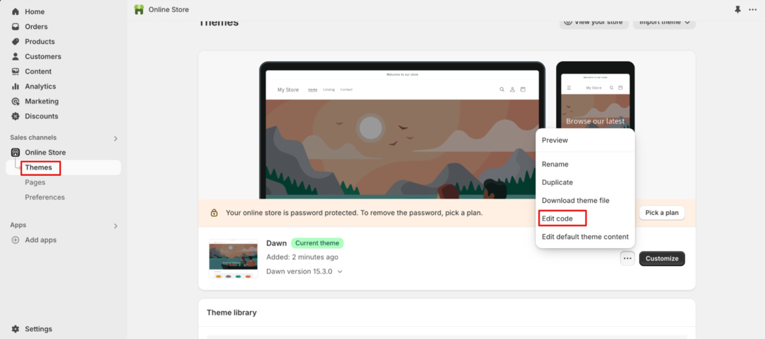 add custom text field on shopify
