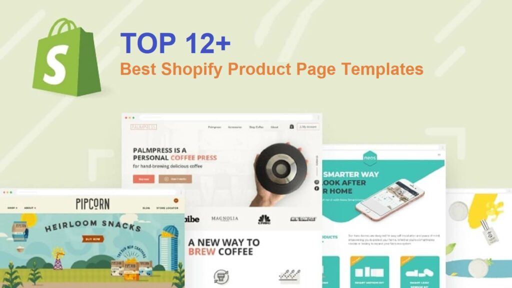 shopify product page templates