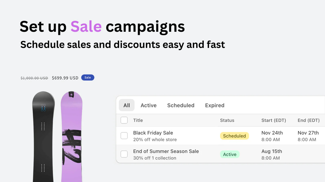 shopify show discount on product page