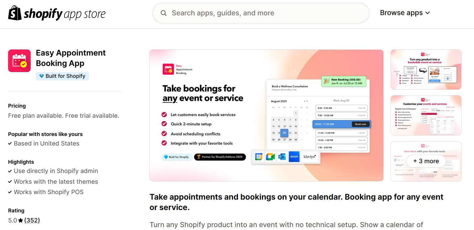 shopify for service business