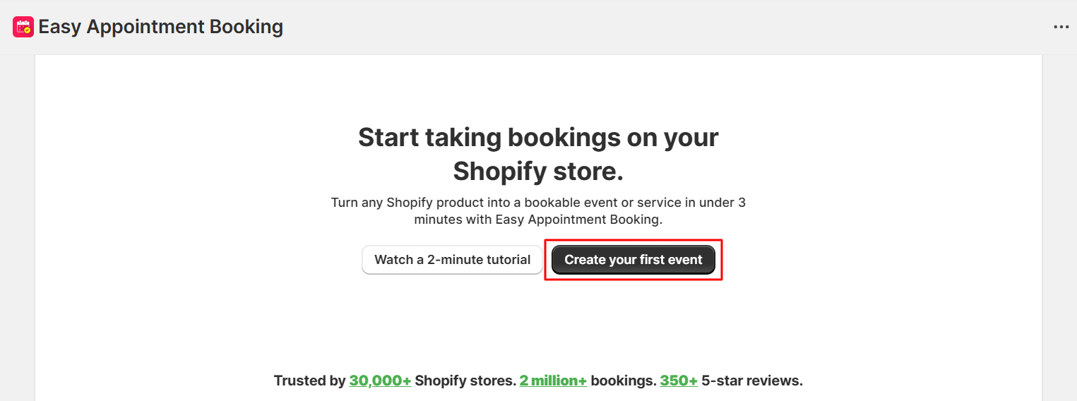 shopify for service business