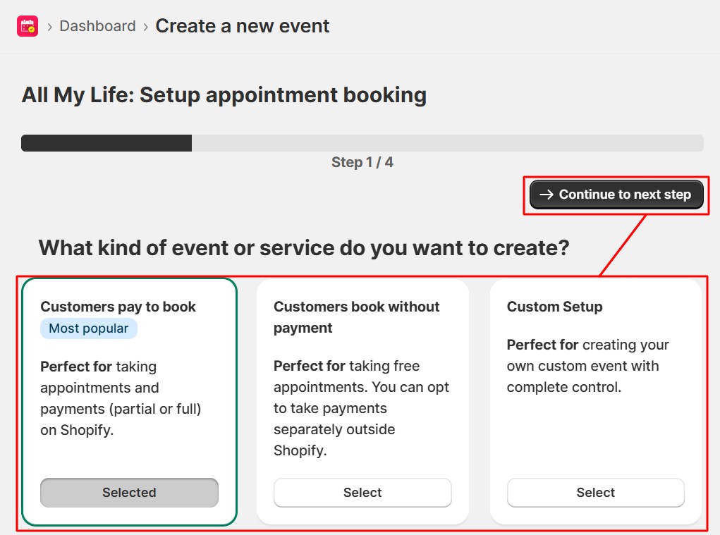 sell services on shopify