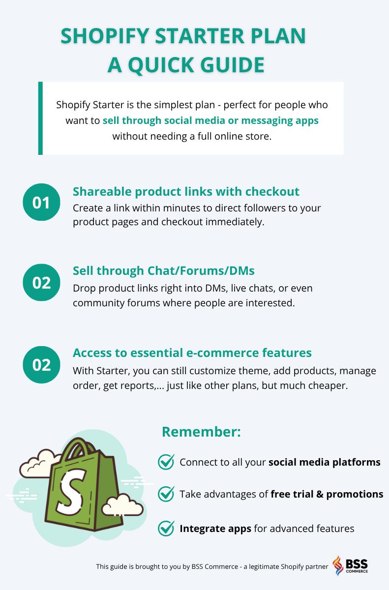 Shopify starter plan guide