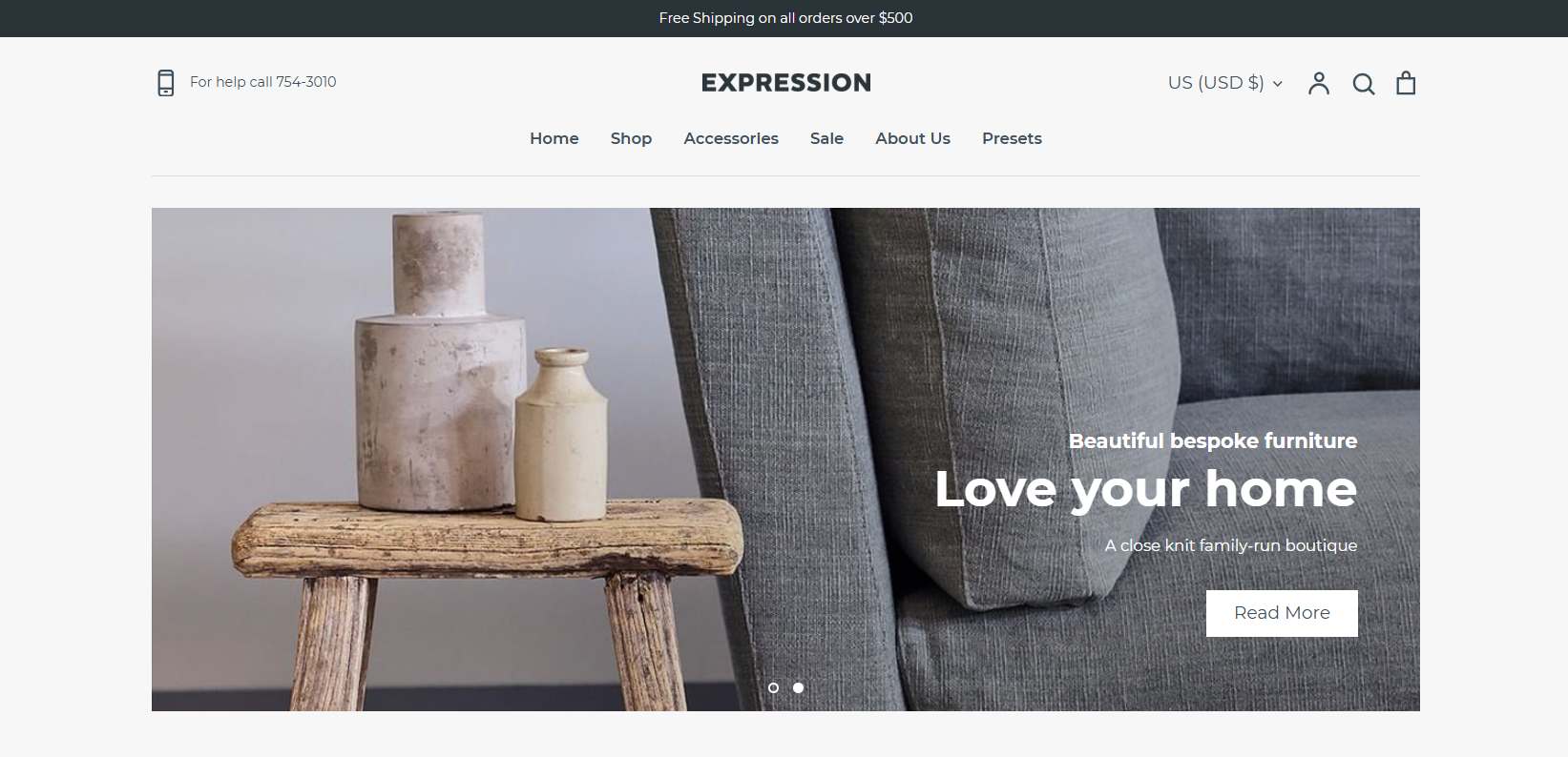 expression premium shopify theme