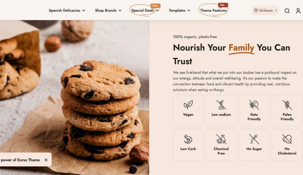shopify b2b theme eurus