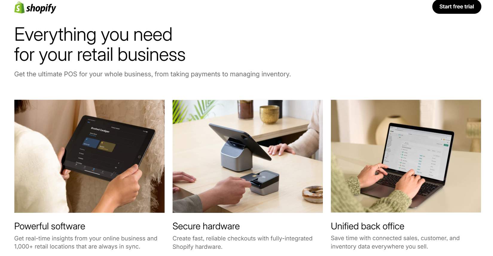 how does shopify pos work
