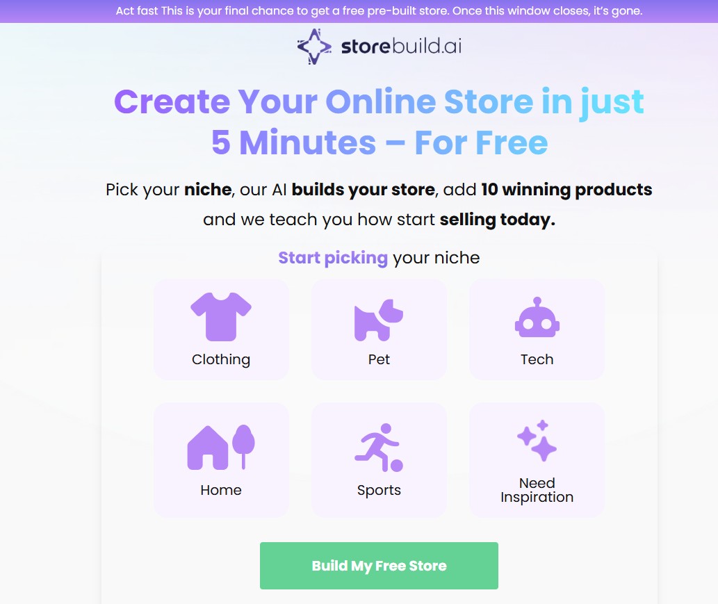 storebuildai ai shopify website builder 