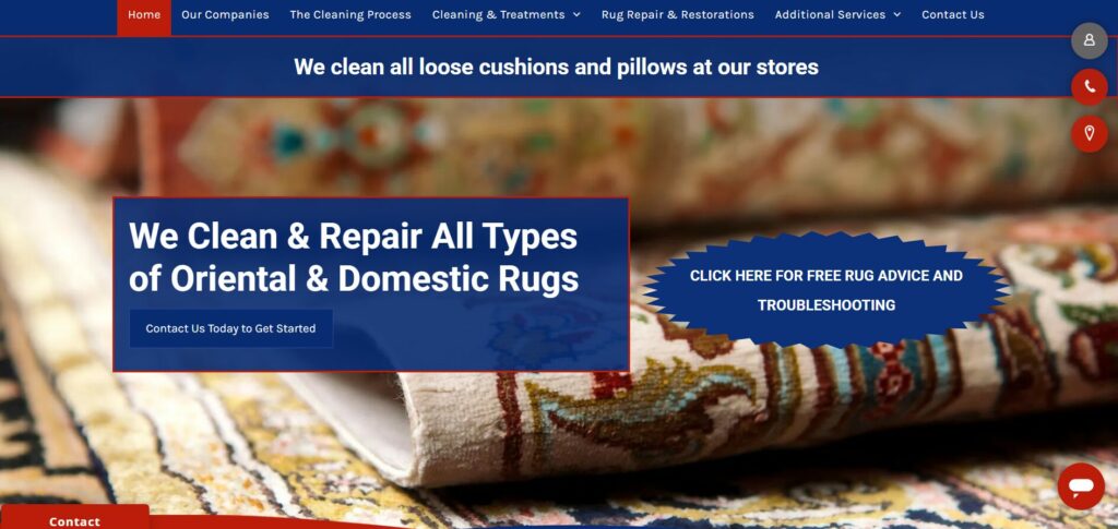 cleaning business name example - Superior Rug Cleaning