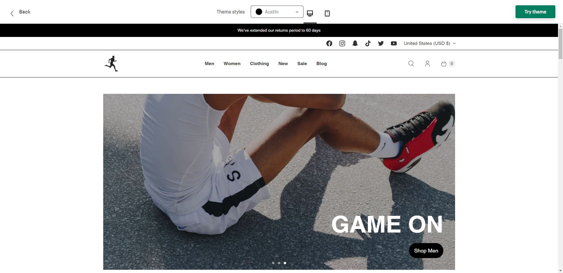 retina shopify theme for seo