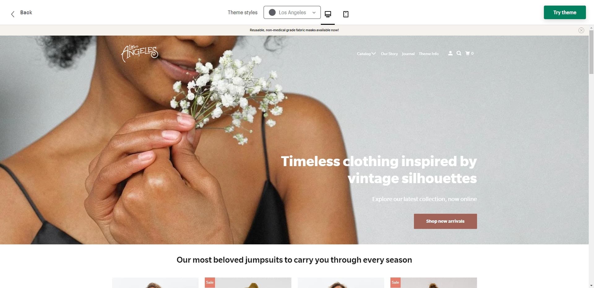 parallax seo shopify theme