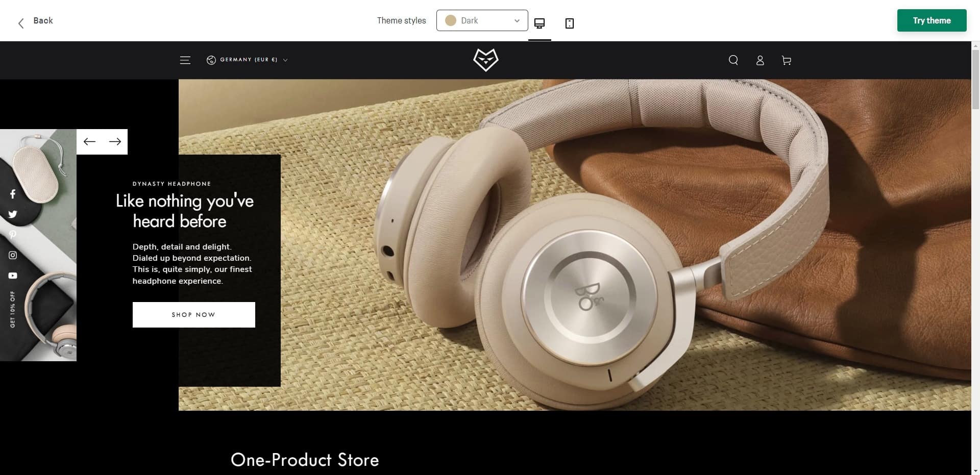 be yours seo shopify theme