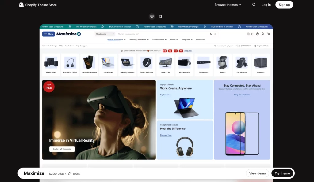 Maximize Theme - Shopify Wholesale Themes