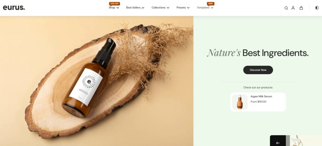 eurus - most customizable shopify theme