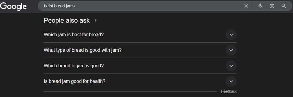 Google's 'People Also Ask' section
