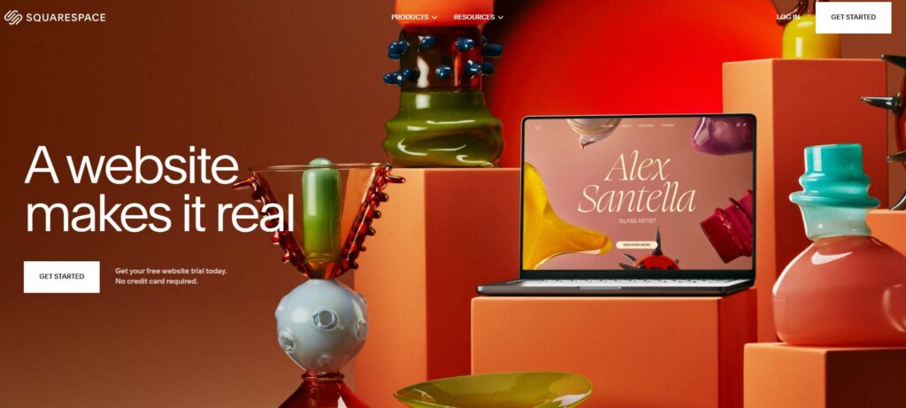 Squarespace - best websites to sell jewelry