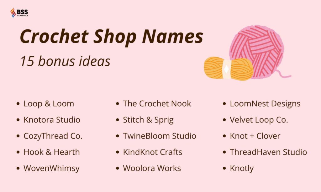 crochet business name ideas