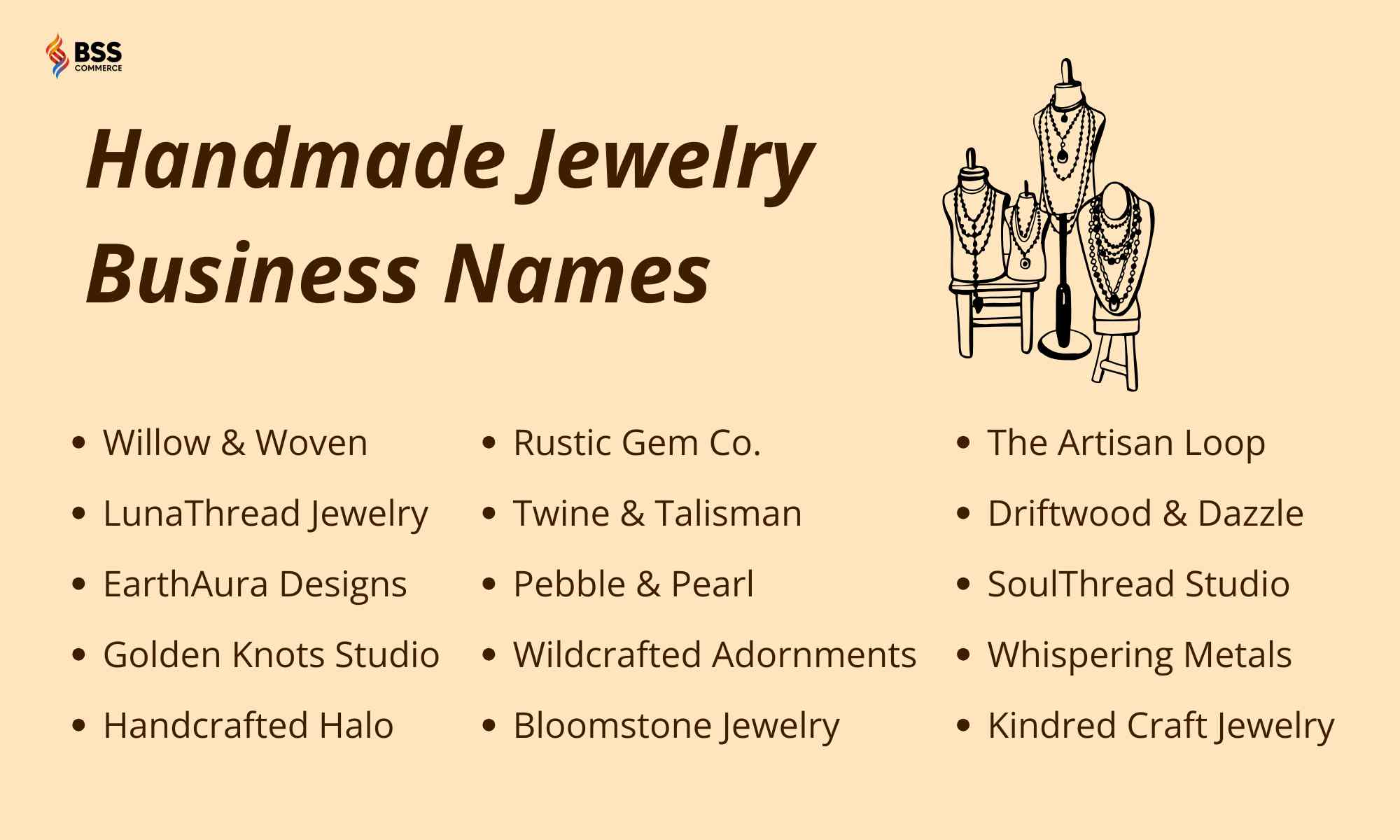 Handmade Jewelry Business Names