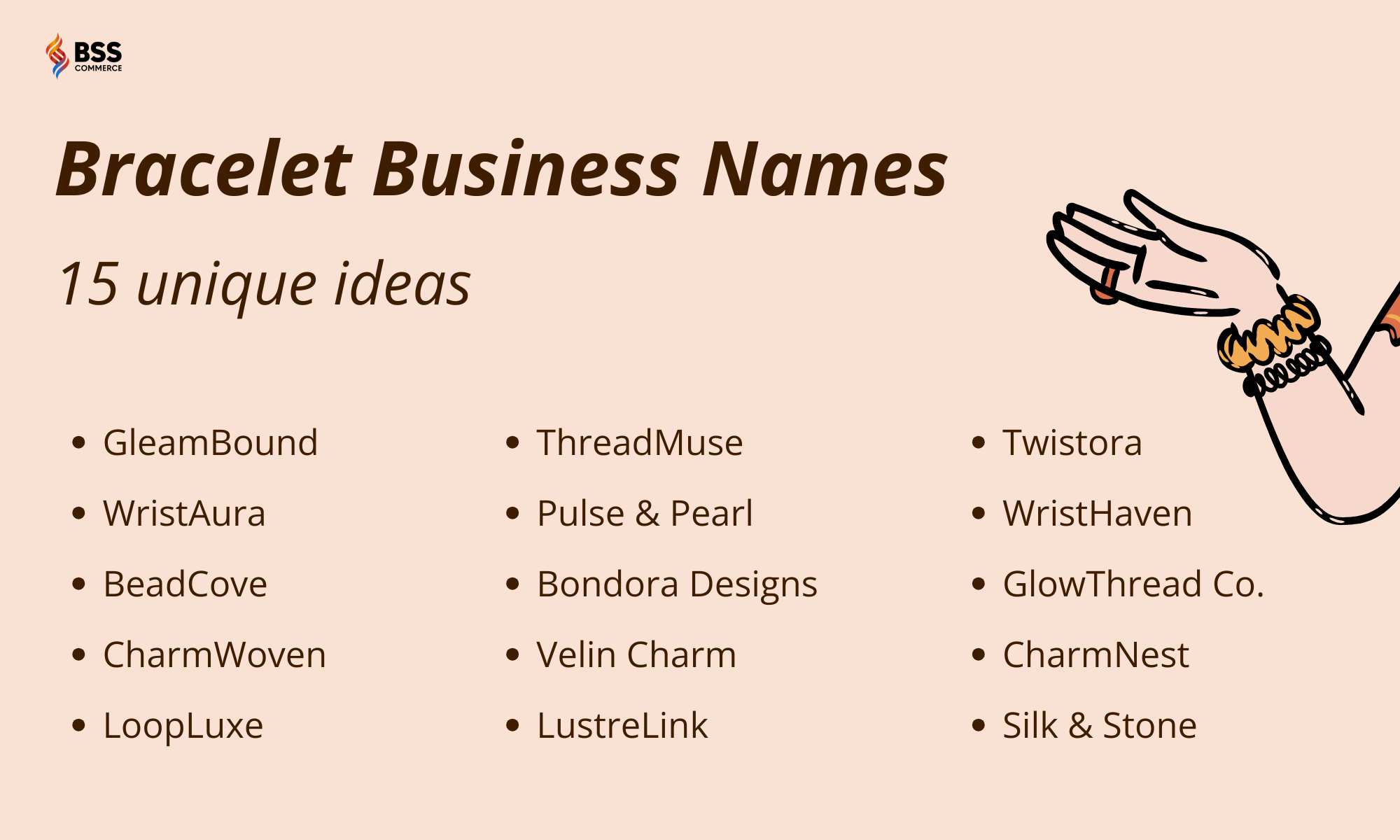 best bracelet business names
