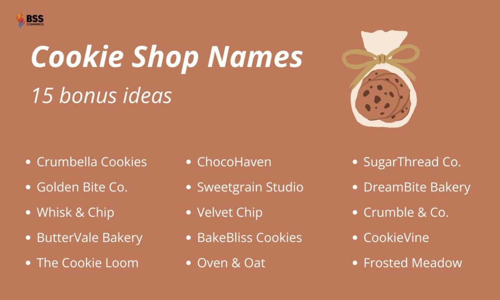 cookie shop name ideas