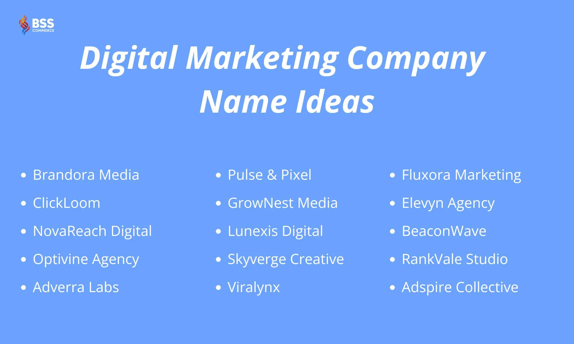 digital marketing company names