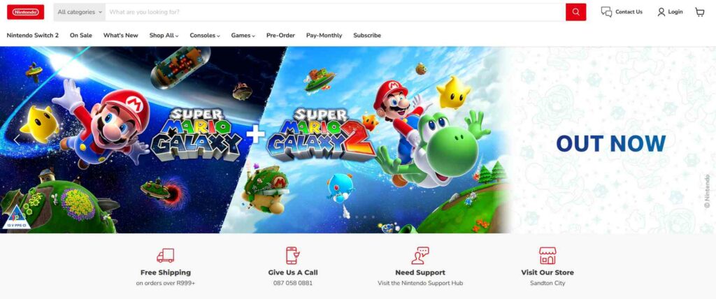 Nintendo Empire Shopify theme
