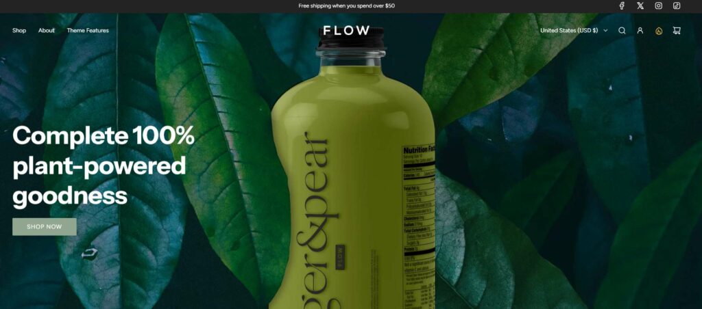 Flow - Shopify Theme Flow preset