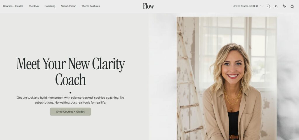 Grain - Shopify Theme Flow preset