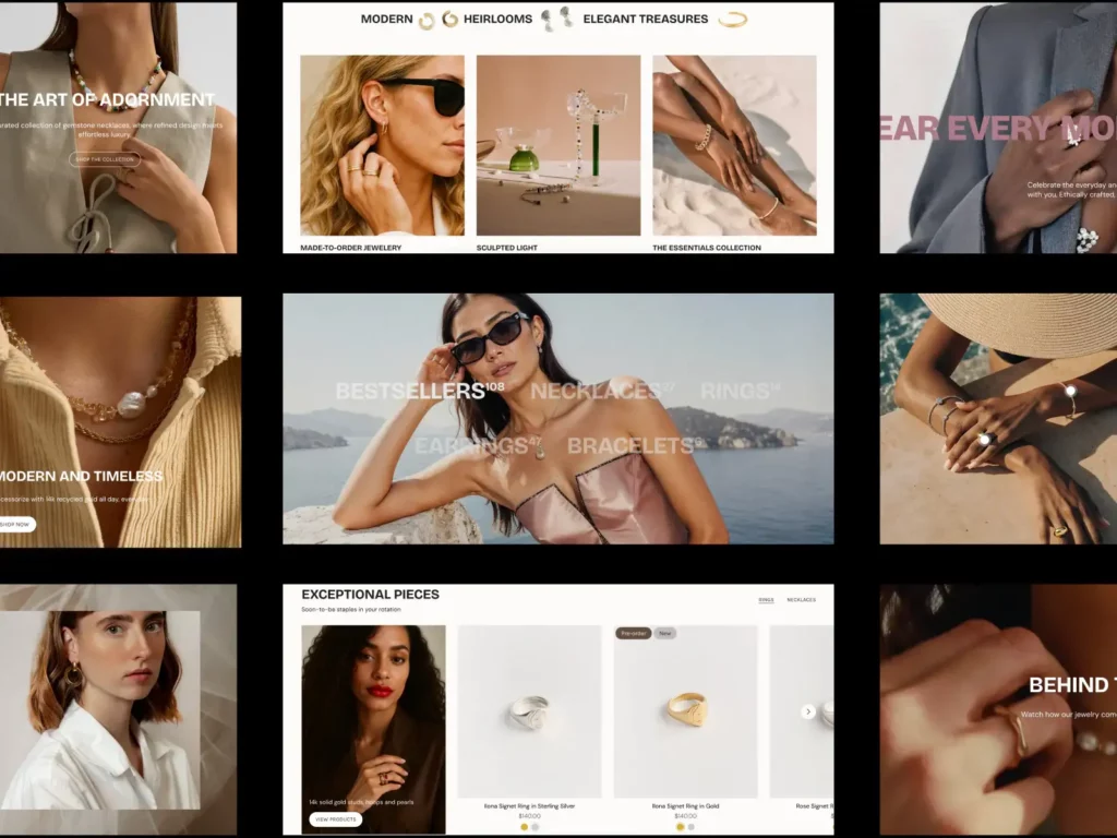 homepage sections in Broadcast Shopify Theme 