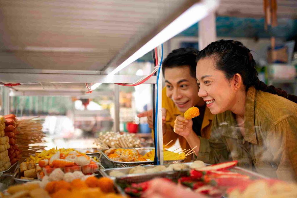 easy food business ideas for students - street foods