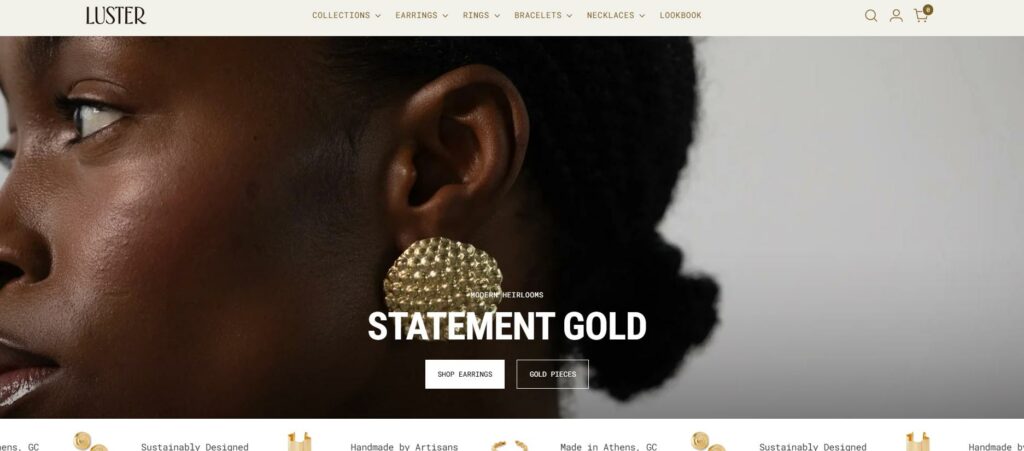 Stiletto Shopify Theme preset - Luster