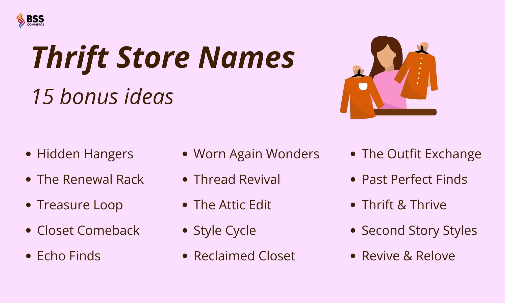 thrift shop name ideas