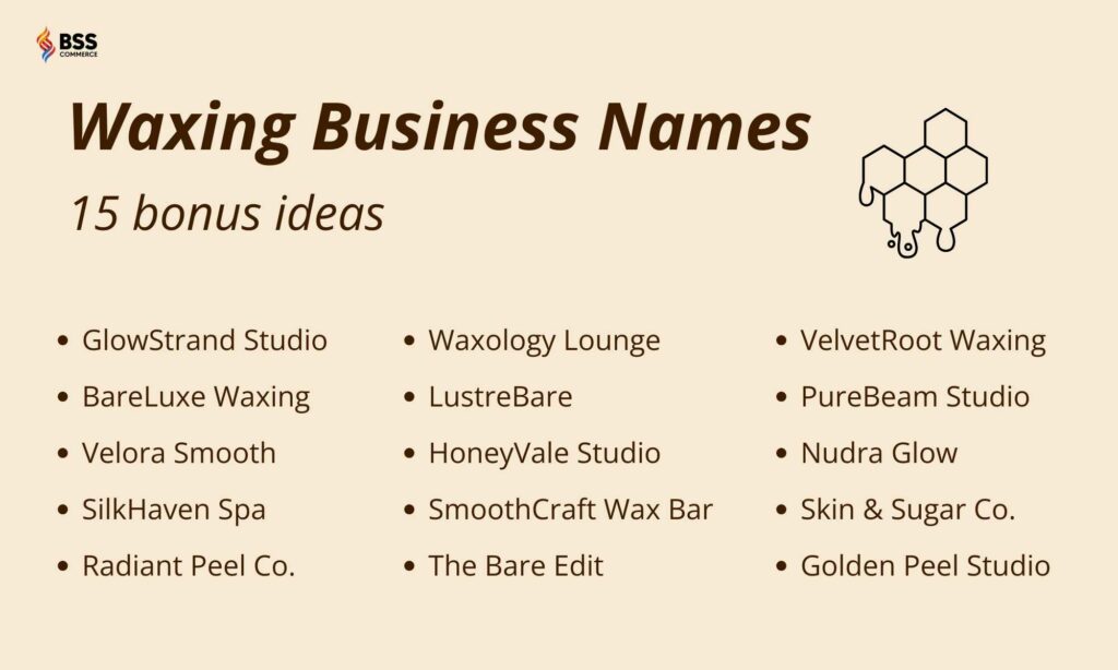 unique waxing business names
